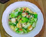 Foto langkah ke 10 dari resep Tumis Bok Coy Kuah Telor Bakso.