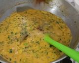 A picture of step 9 of Methi Malai matar.