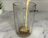 A picture of step 1 of Lotus coffee.
