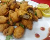 Hyderabadi Gosht ke Bhajiye/Mutton Fritters recipe step 3 photo