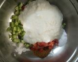 A picture of step 2 of Cucumber raita (Jain).