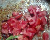 A picture of step 4 of Matar Pulao.