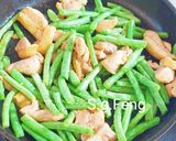 四季豆炒雞腿肉的食譜步驟7照片