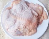 Hình bước làm 1 của món GÀ cuộn rau củ nướng