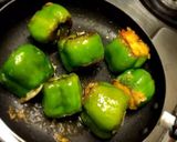 A picture of step 2 of Stuffed cheese capsicum.