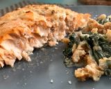 Sütőben sült fokhagymás lazac recept fázis 3 fotója