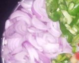 A picture of step 3 of Puri Bhaji.