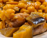 Foto del paso 6 de la receta: Garbanzos con salchichas y berenjenas