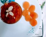 A picture of step 5 of Khubani Ka Meetha.
