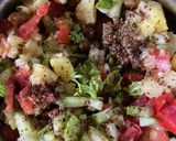 A picture of step 5 of Black Chana Chaat.