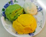 Hình bước làm 1 của món Bánh dầy tam sắc