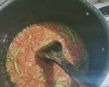 A picture of step 6 of Achari aloo gobhi.