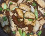 豆乾炒青蒜的食譜步驟3照片