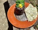 Foto del paso 8 de la receta: Torre de porotos negros con Mbeyu a la provenzal