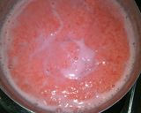 Foto langkah ke 4 dari resep AGAR AGAR SANTAN SIROP ROSE .