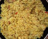 A picture of step 7 of Chicken Biryani.