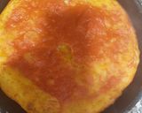 Foto del passaggio 9 della ricetta Pizza con salmone,insalata,ricotta e pomodori