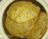 A picture of step 19 of Chole puri.