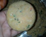 A picture of step 3 of Daal anda bun kabab karachi street food.