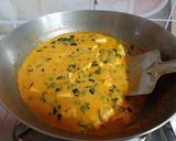 A picture of step 4 of Methi Malai Matar Paneer.