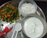 A picture of step 1 of Curd Poha.
