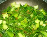 Foto langkah ke 5 dari resep Tumis pokcay + kacang panjang.