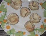 A picture of step 2 of Bread balls with chicken lap.