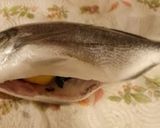 A picture of step 1 of Sea bream in a rock salt crust 🎄.
