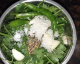 हरे धनिये की चटनी (Hare dhaniye ki chutney recipe in hindi) रेसिपी चरण 1 फोटो