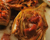 Foto del paso 5 de la receta: Alcachofas a la plancha con Jamón Ibérico
