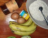 Foto langkah ke 1 dari resep Bolu Pisang (No tepung, Quaker Oats).