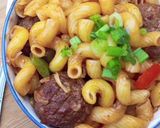 A picture of step 6 of Cavatappi (twisted) Pasta With Meatballs 🍜🍝😋.