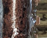 A picture of step 9 of Chocolate Cadbury Cake❤🤩.
