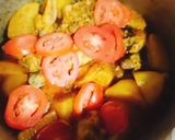 A picture of step 2 of Sindhi Biryani!.