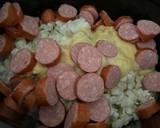 Slow Cooker Cheesy Kielbasa Hashbrown Casserole