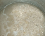 A picture of step 2 of Barely Dates porridge (for Sehri).