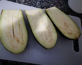 Foto del paso 1 de la receta: Berenjenas rellenas de atún