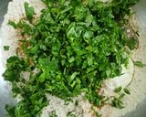A picture of step 2 of Methi Thepla.