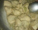 A picture of step 2 of Chicken ball with mayo and corn👌👌😋.