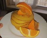 Pas rețetă Pancakes cu portocale 7 fotografie