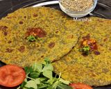 A picture of step 15 of Bajra Methi Paratha (Pearl Millet).