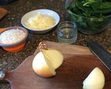 Foto del paso 1 de la receta: Risotto de espinaca y mozarela (mi receta 400)