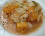 Foto del paso 2 de la receta: Olla gitana, pera rellena de olla y puré de olla