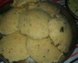 A picture of step 7 of Rava vegetables idli.