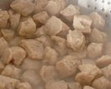 A picture of step 1 of Soya Palak Potato Curry: healthy protein rich curry.