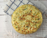 Foto del paso 5 de la receta: Tortilla de patata y calabacín doble (bajo en grasas)