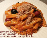 Foto del paso 6 de la receta: Casarecce, en salsa de tomates y atún