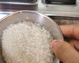 A picture of step 2 of Kaju Katli (Cashew Fudge).