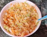 A picture of step 8 of Veg Noddles with dry manchurian balls.