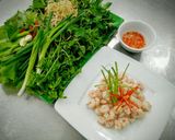 Hình bước làm 3 của món Bánh tráng cuốn tôm